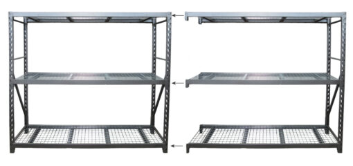 Gerry Brown's Shelving Industrial Shelving Kit T3 + Add-On Bay