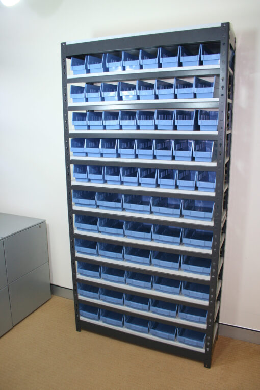 Rivet Bin Shelving Unit -Tall