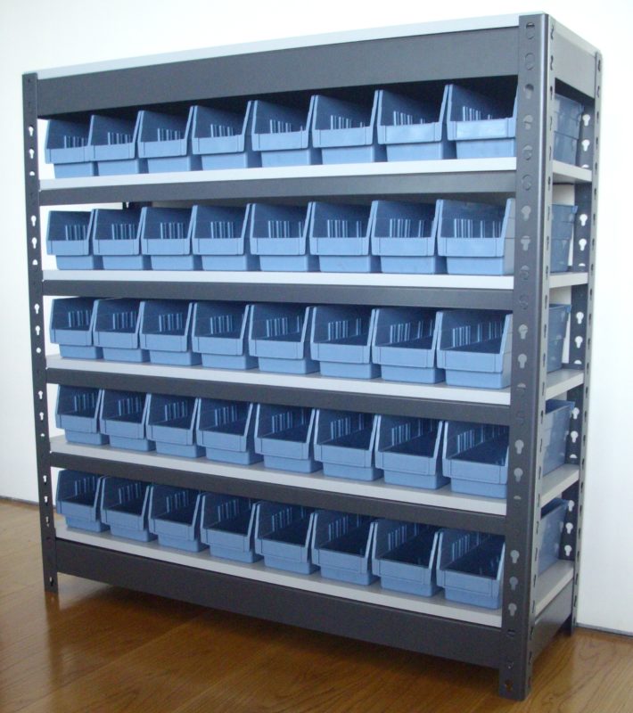 Rivet Bin Shelving Kit | Gerry Brown's Shelving & Storage Solutions