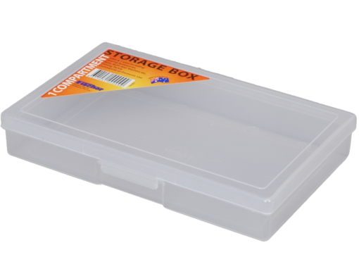 1H-031A - 1 Compt Clear Storage Box