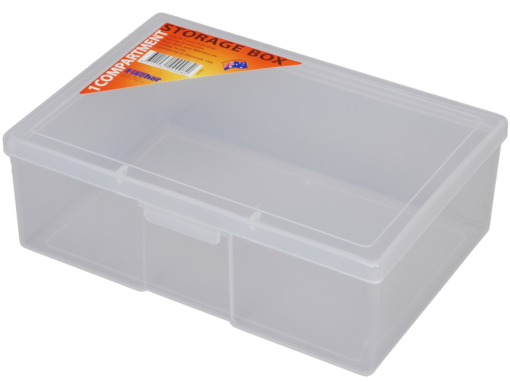 1H-032a - 1 Compt Clear Storage Box