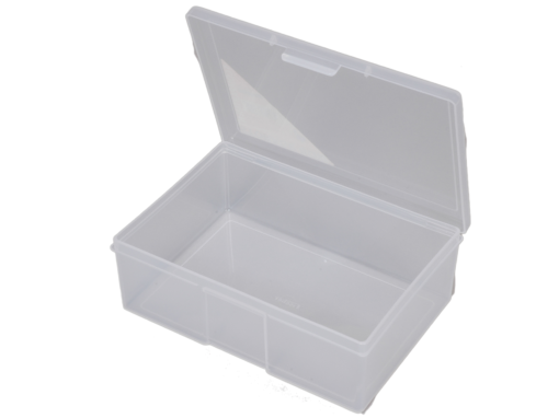 1H-032b - 1 Compt Clear Storage Box Open