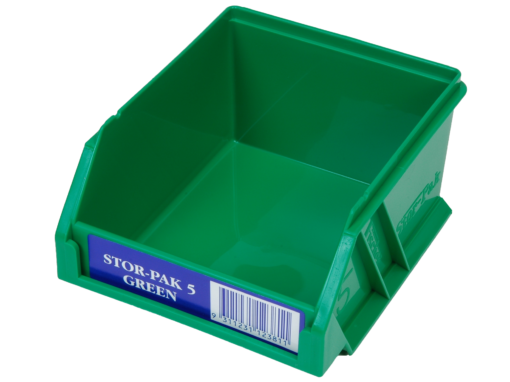 Green 1H-060G Fischer Plastics Stor-Pak 5