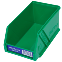 Green 1H-061G Fischer Plastics Stor-Pak 10