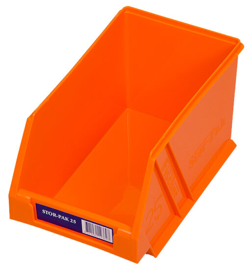 Orange 1H-062O Fischer Plastics Stor-Pak 25