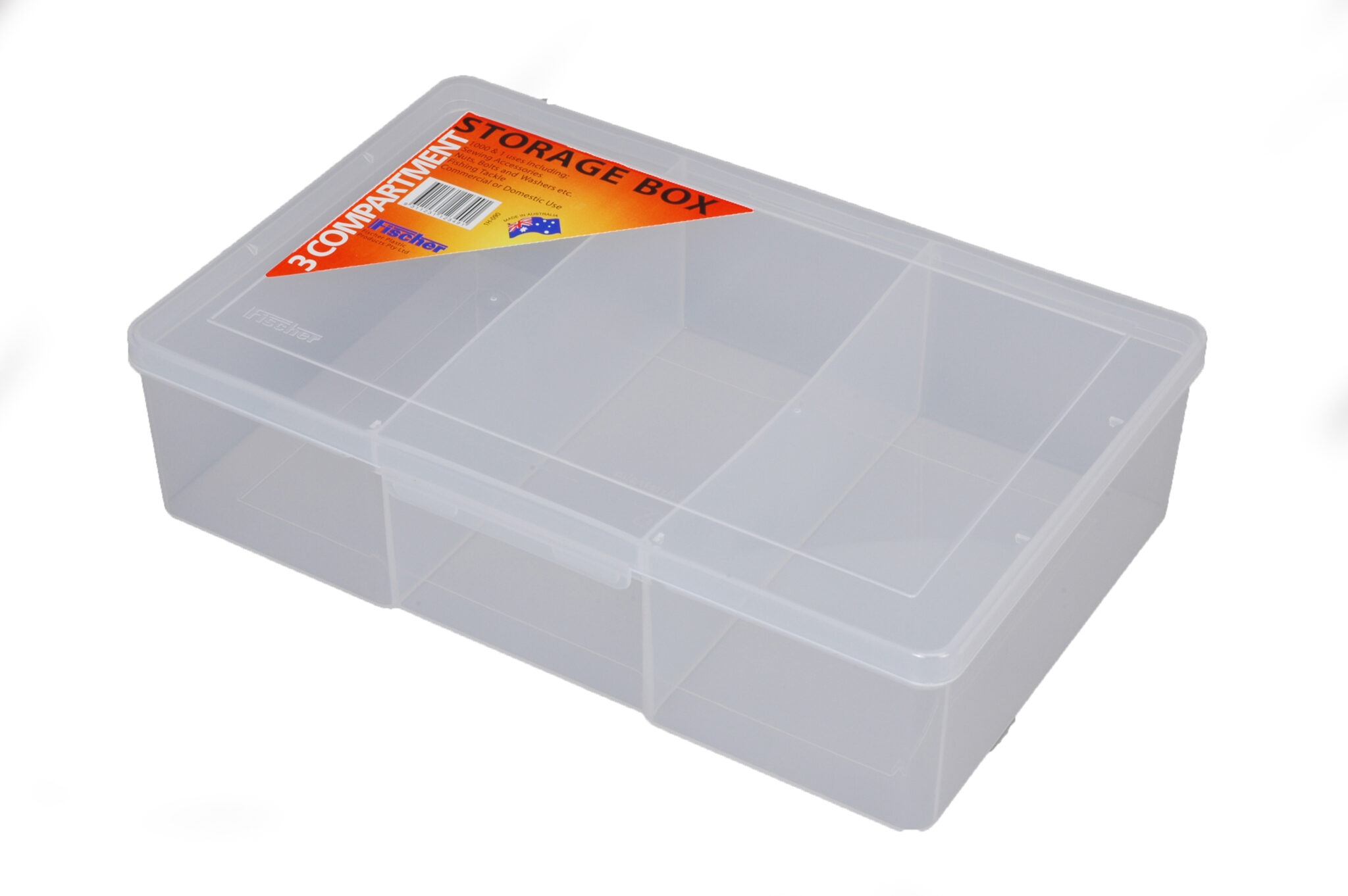 3 Compartment Storage Box (Large/Deep) | Gerry Brown's Shelving and Storage