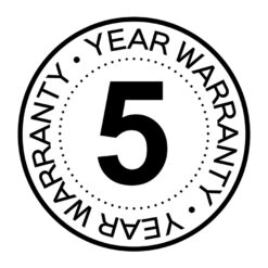 5 Year Warranty