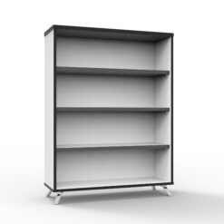 Infinity Bookcase 1200H - Natural White