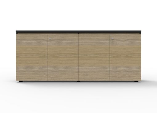 Infinity Swing Door Cupboards - 4 Door 1800 x 450mm - oak