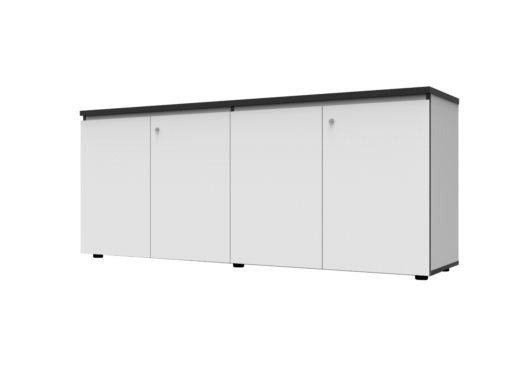 Infinity Swing Door Cupboards - 4 Door 1800 x 450mm - white