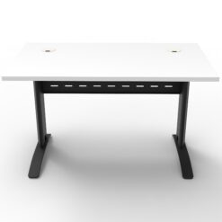 Rapid Span Single Sided Workstations - 1200mm width - black frame and white top