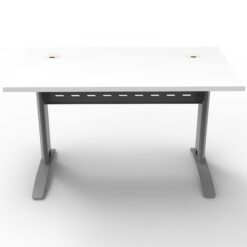 Rapid Span Single Sided Workstations - 1200mm width - silver frame and white top