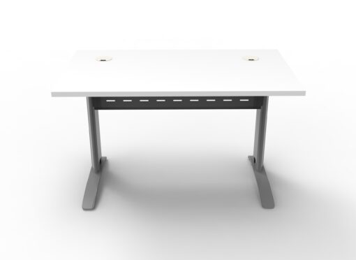 Rapid Span Single Sided Workstations - 1200mm width - silver frame and white top