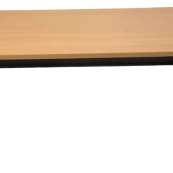 Rapid Span Single Sided Workstations - 1500 width - black frame and oak top