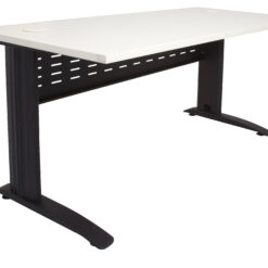 Rapid Span Single Sided Workstations - 1500 width - Black frame and white top