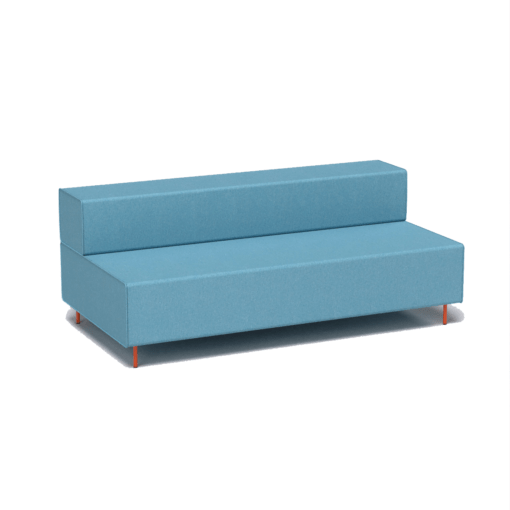 Flexi Modular Lounge - Triple Seat - Light blue seat and back