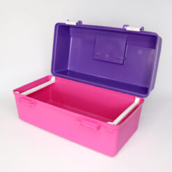 Medium Craft and Hobby Box With Tray - 1H-125 - Pink/Purple