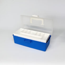 Mini Utility Box with tray - 1H-105 - Blue / White