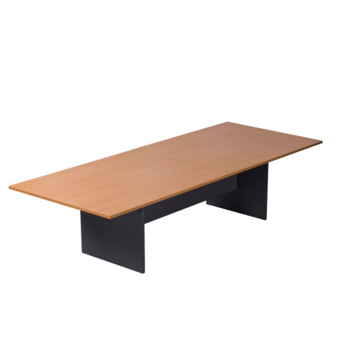 Rapid Worker Boardroom Table - 3200x1200 - Beech top