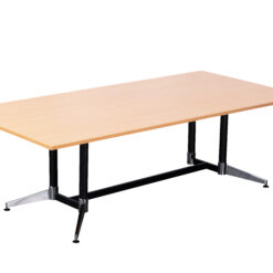 Typhoon Boardroom Table - 2400x1200 -Beech