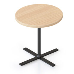 Kolo Side Table - Natural oak top and black frame