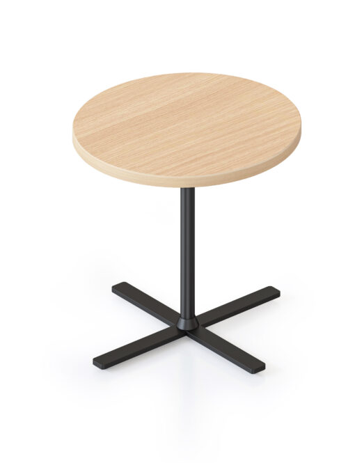 Kolo Side Table - Natural oak top and black frame