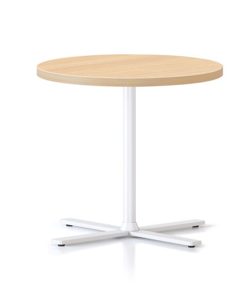 Kolo Side Table - Natural oak top and white frame