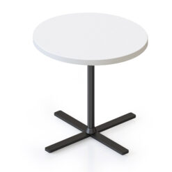 Kolo Side Table - White top and black frame