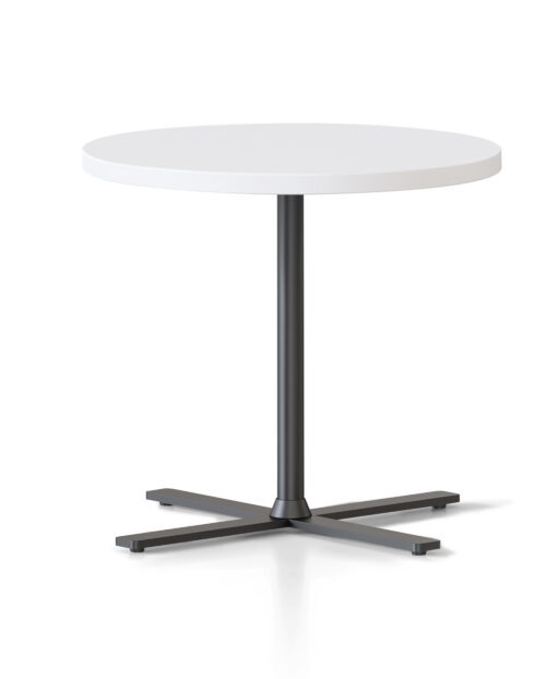 Kolo Side Table - White top and black frame