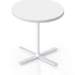 Kolo Side Table - White top and white frame