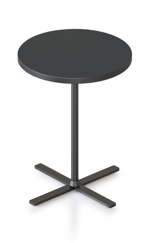 Kolo Side Table - Black top and black frame