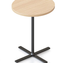 Kolo Side Table - Natural oak top and black frame