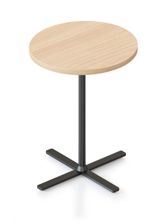 Kolo Side Table - Natural oak top and black frame