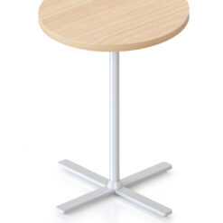 Kolo Side Table - Natural oak top and white frame