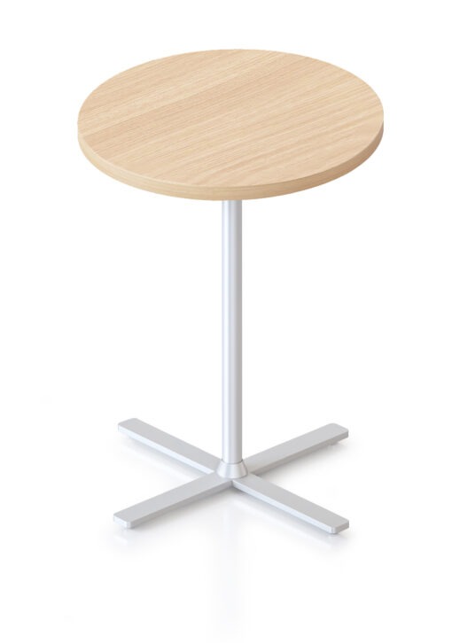 Kolo Side Table - Natural oak top and white frame