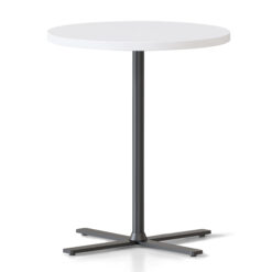 Kolo Side Table - White top and black frame