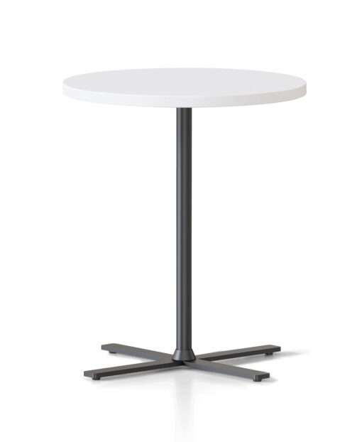 Kolo Side Table - White top and black frame