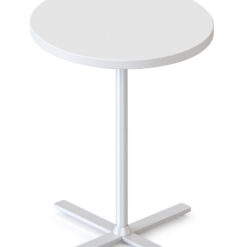 Kolo Side Table - White top and white frame