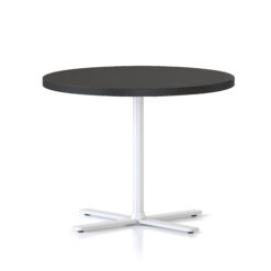 Kolo Side Table - Black top and white frame