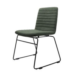 Pixel sled base - olive fabric with black frame