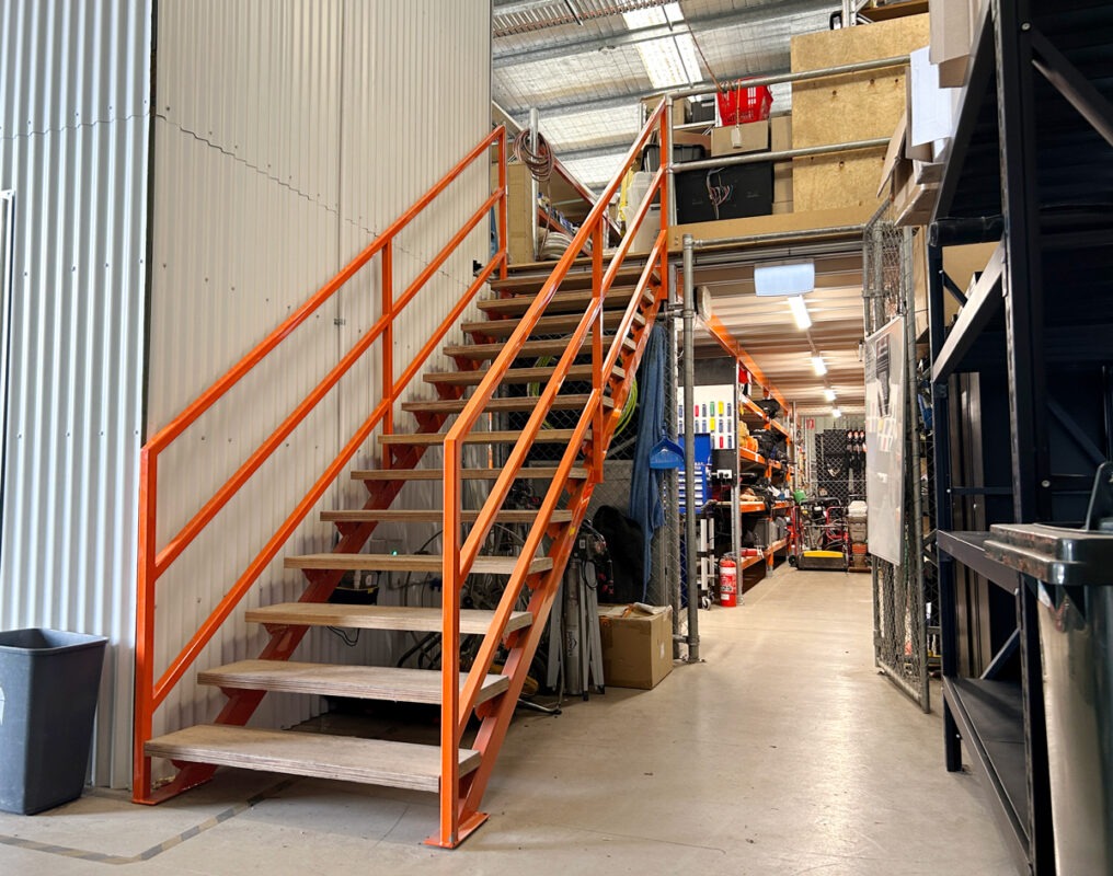 Mezzanine Stairs.
