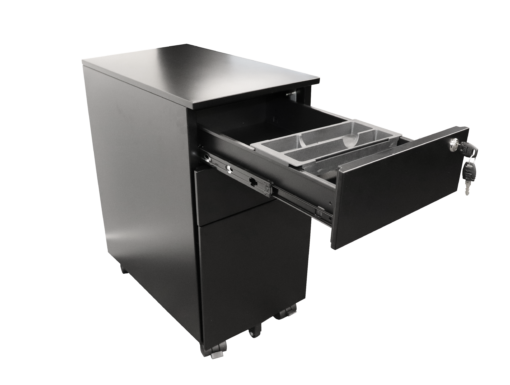 Slimline Steel Mobile Pedestal