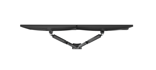 Executive Dual Monitor Arm - Black