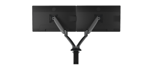 Executive Dual Monitor Arm - Black