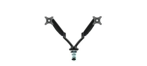 Executive Dual Monitor Arm - Black