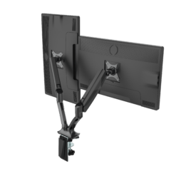 Executive Dual Monitor Arm - Black