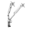 Executive Dual Monitor Arm - White