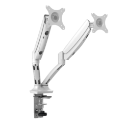 Executive Dual Monitor Arm - White