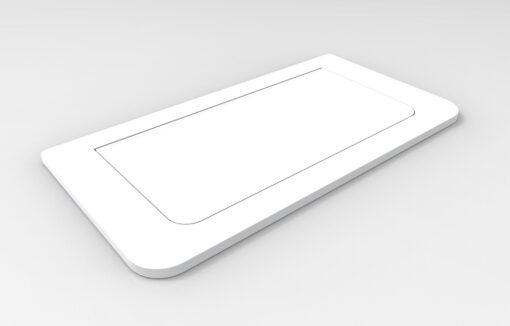 Rapid Wiring Pop-up Power In Desk Module - White