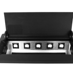Boardroom Table Box - 4 x GPO + 5 x Data - Black
